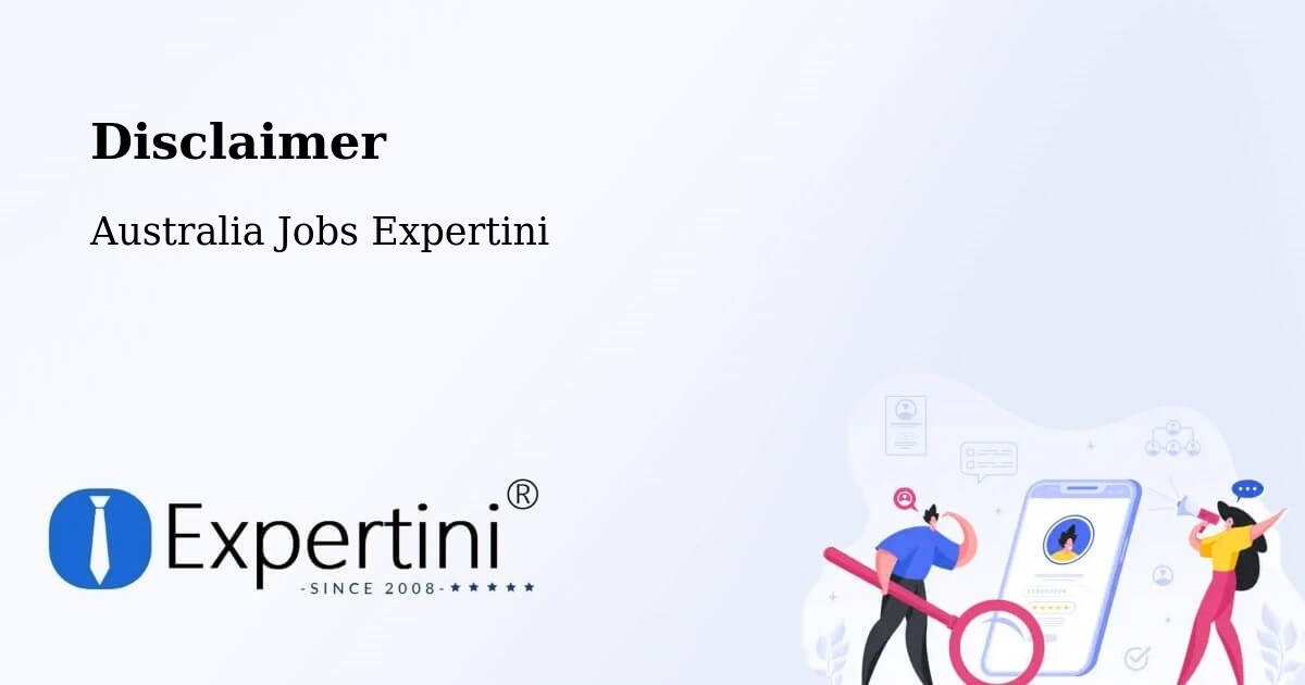 Disclaimer – Como - Australia Jobs Expertini