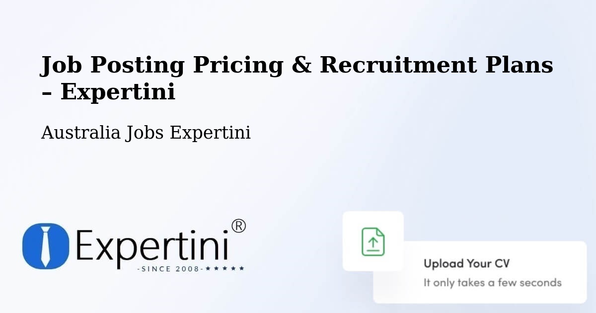 Job Posting Pricing & Recruitment Plans – Como - Como, Australia Jobs Expertini